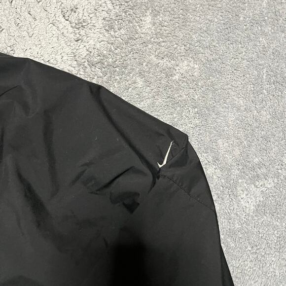 Nike Golf Windbreaker Jacket Mens Large Clima-FIT Black Performance - Picture 8 of 12